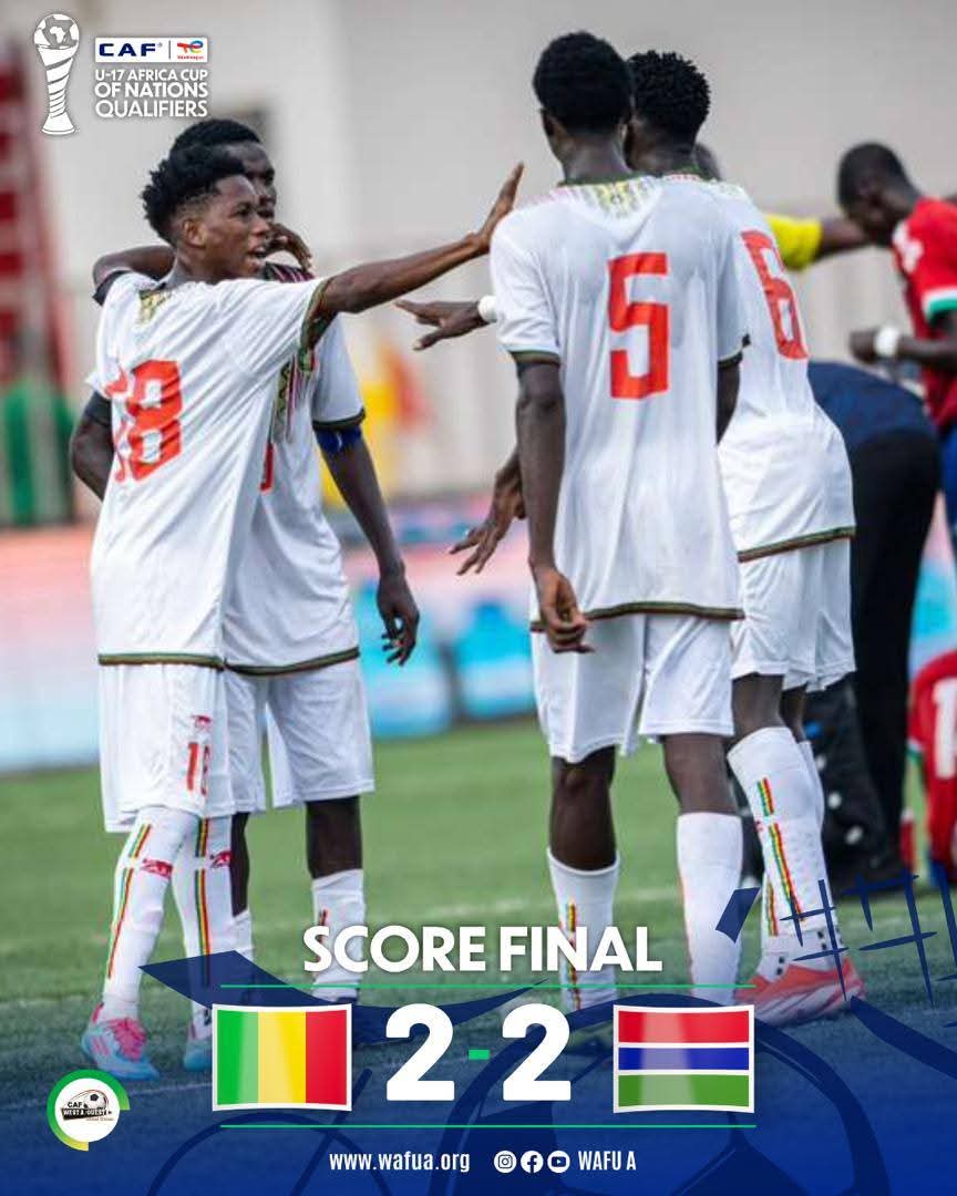Tournoi UFOA-A U-17 : Le Mali à nouveau accroché, mais qualifié pour les demi-finales